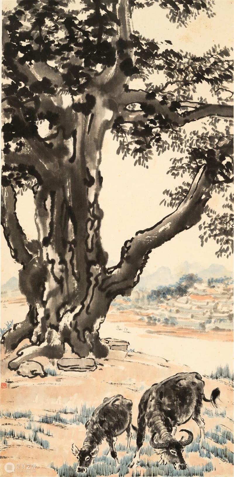 北京保利2021秋拍丨写生入神——徐悲鸿中国画精彩佳作 徐悲鸿 中国 北京保利 佳作 国画 题材 时局 亲朋 友人 日场 崇真艺客