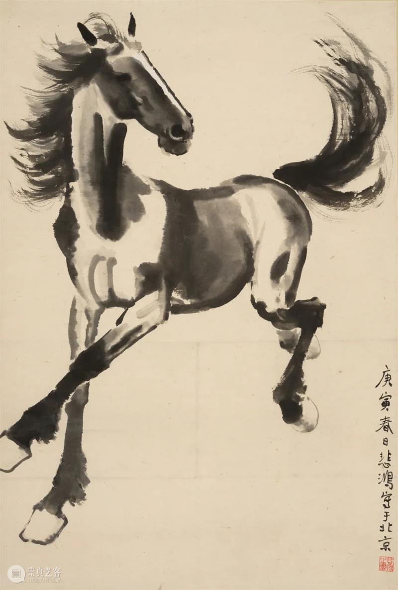 北京保利2021秋拍丨写生入神——徐悲鸿中国画精彩佳作 徐悲鸿 中国 北京保利 佳作 国画 题材 时局 亲朋 友人 日场 崇真艺客