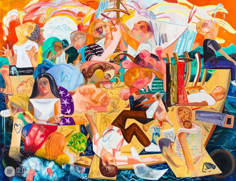 今日生日 | 戴纳·舒茨（Dana Schutz） 戴纳 舒茨 Dana Schutz 生日 Schutzb 上图 艺术 布面 油画 崇真艺客