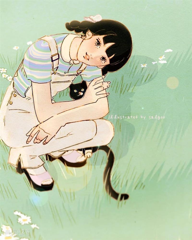好少女的手绘作品，粉粉嫩嫩的真好看！—— Salgoo 少女 作品 Salgoo END 崇真艺客