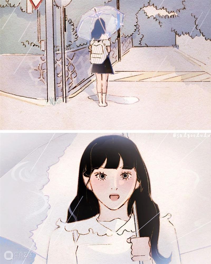 好少女的手绘作品，粉粉嫩嫩的真好看！—— Salgoo 少女 作品 Salgoo END 崇真艺客