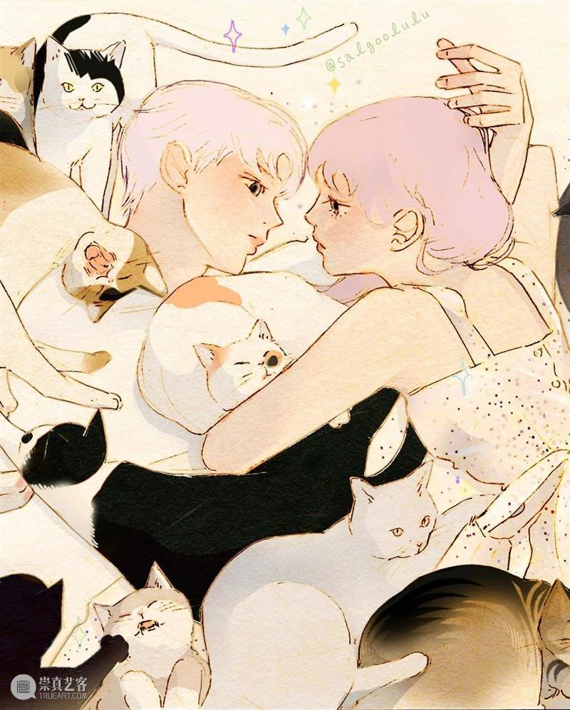 好少女的手绘作品，粉粉嫩嫩的真好看！—— Salgoo 少女 作品 Salgoo END 崇真艺客