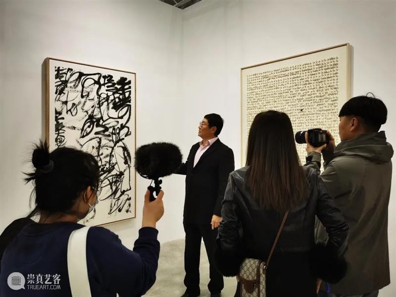 艺博会现场|墨斋在上海西岸艺博会 现场 上海 艺博会 |墨斋 西岸艺博会 展位 A212郑 光熙 李仁 李华生 崇真艺客