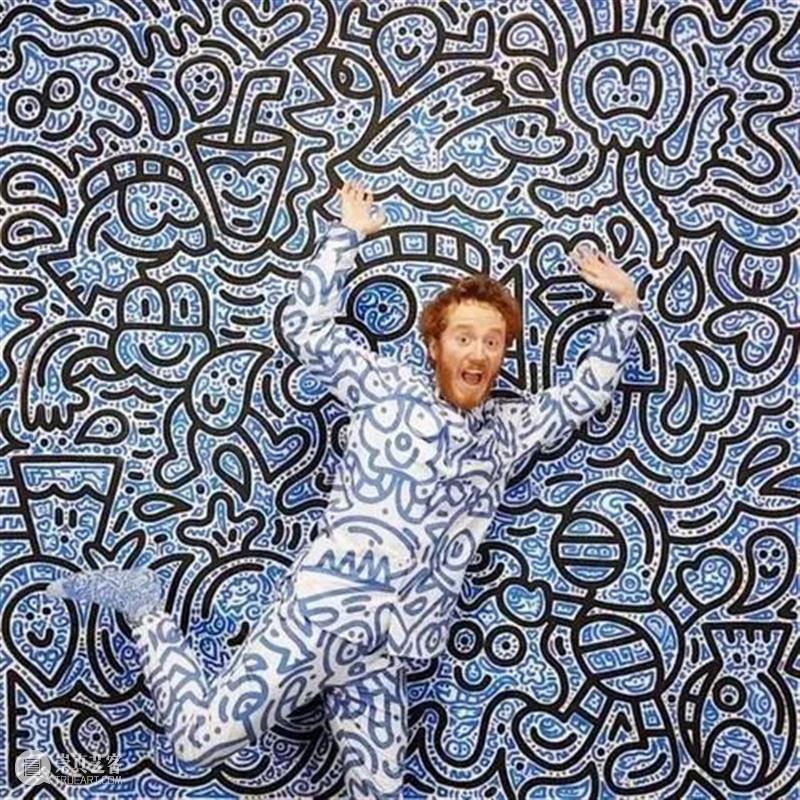 当涂鸦成为一种潜意识：谁是Mr.Doodle丨AMNUA艺术家  AMNUA视野 艺术家 潜意识 涂鸦 Mr.Doodle丨AMNUA 新闻 日本 东京 AUCTION 拍卖会 作品 崇真艺客