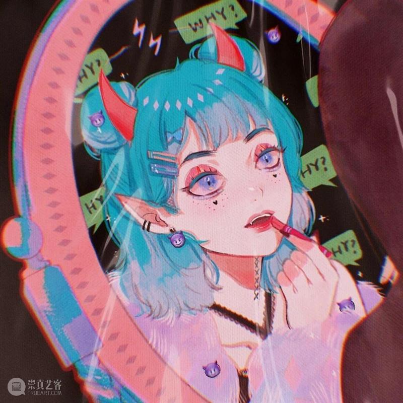 人物插画肖像，每个人都有自己的个性和特点，有意思 ~  学美术，看▷ 人物 插画 肖像 个性 特点 END 崇真艺客