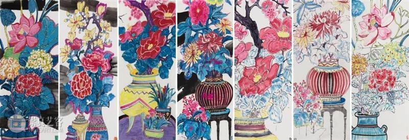LONG重磅 | “花开富贵”梁缨作品展开幕,“伟大女人发现伟大女人” 龙美术馆 梁缨 花开富贵 作品展 女人 LONG 重磅 个展 龙美术馆 西岸 盛大 崇真艺客