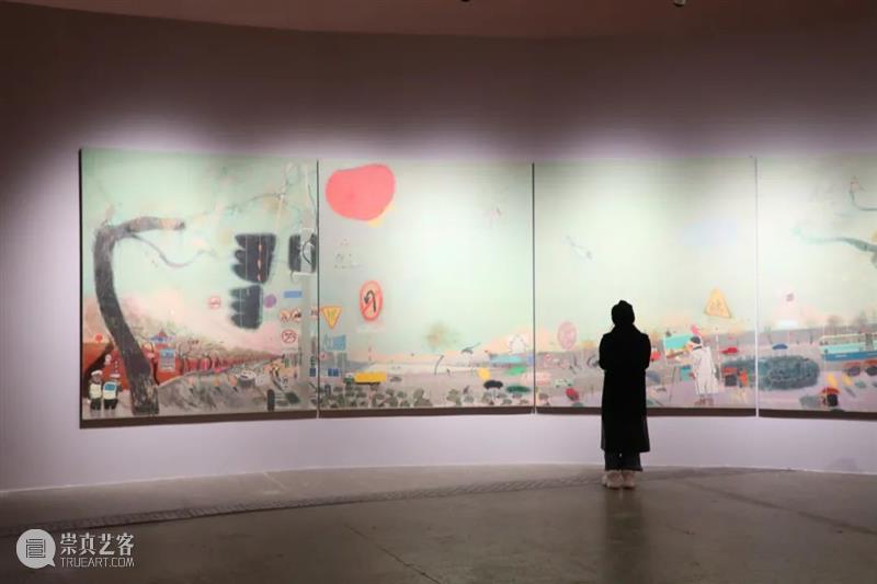 展览现场｜王玉平：我在马路边 王玉平 马路 现场 Wang Yuping 策展人 阿城 Curator cheng 当代唐人艺术中心 崇真艺客