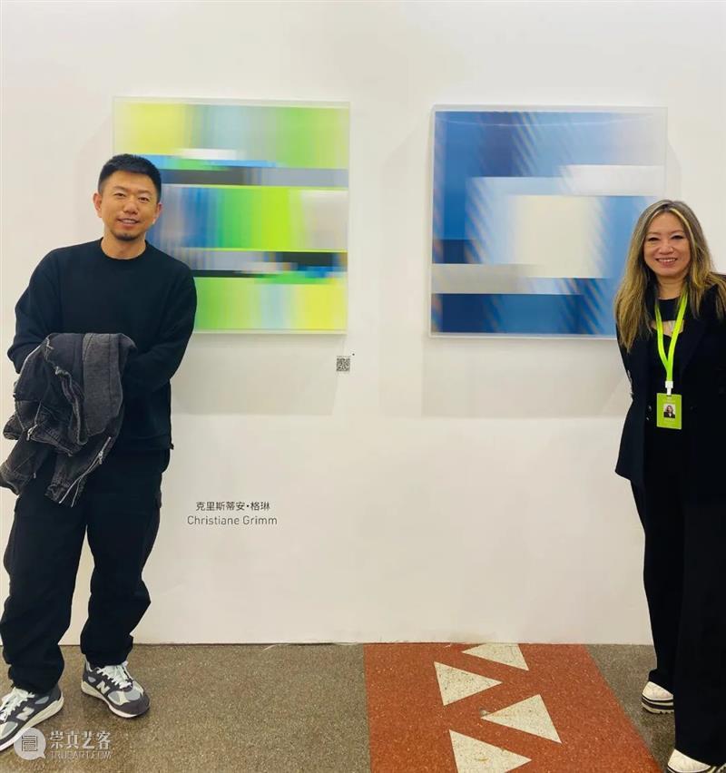 BlueriderDaily 艺博现埸 ART021 E11 倒数两天热度持续 艺博 热度 展位 贵宾 朋友们 上海 廿一 艺术 博览会 原力 崇真艺客