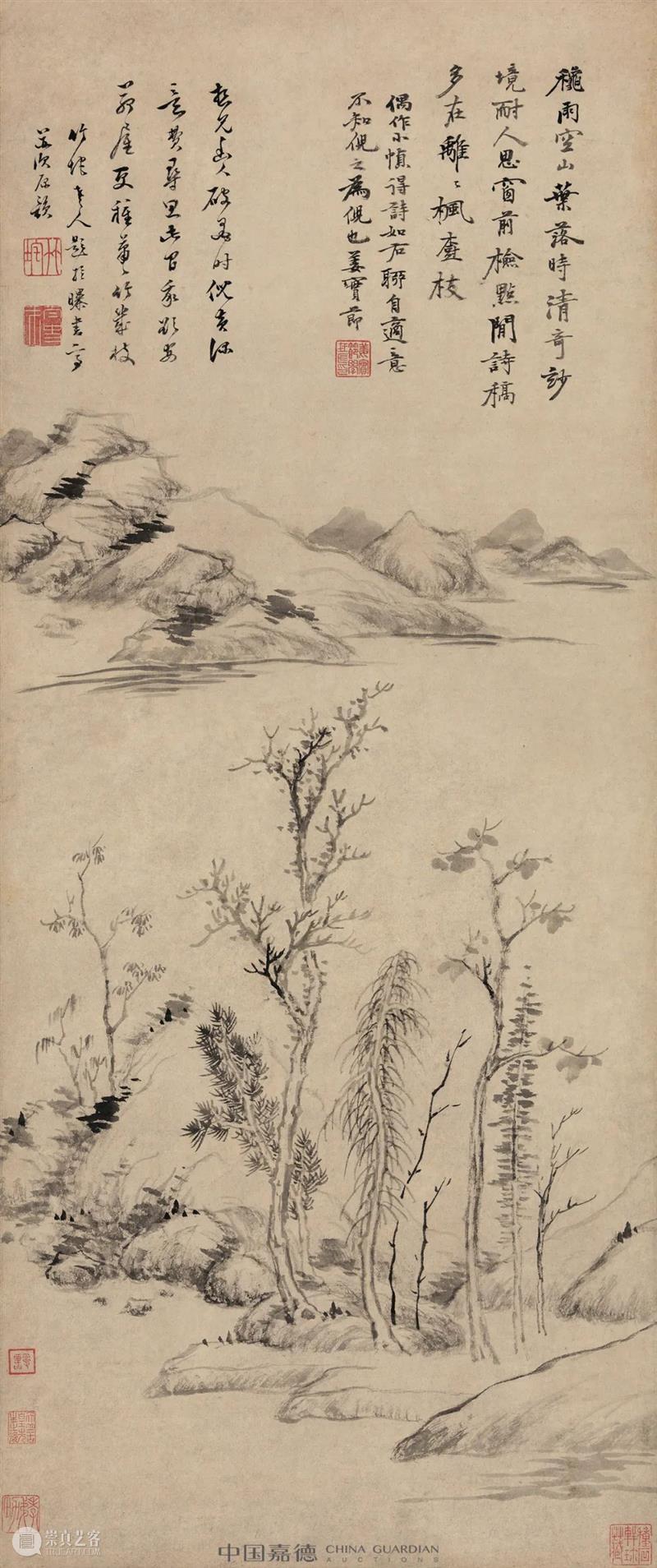 《中国古代书画》日场之绘画佳作撷英丨中国嘉德2021秋拍 崇真艺客
