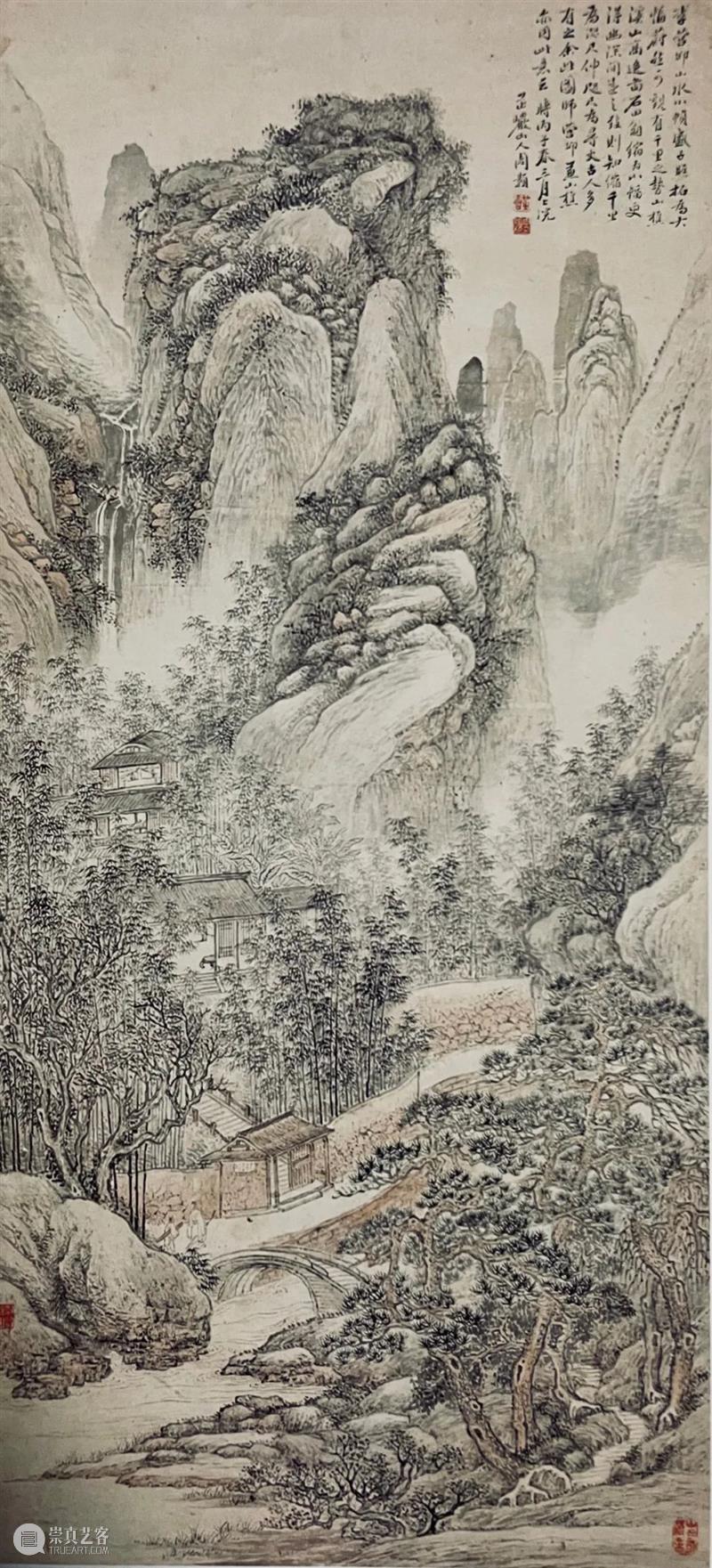 箑刻黄鹤山樵画意——周芷岩竹雕仙山岭云寻幽图成扇丨中国嘉德2021秋拍 周芷岩 中国 黄鹤山 画意 嘉德 竹雕仙山岭云寻幽图成扇丨 Lot5138清 乾隆 竹雕仙山岭云寻幽图成扇 来源 崇真艺客
