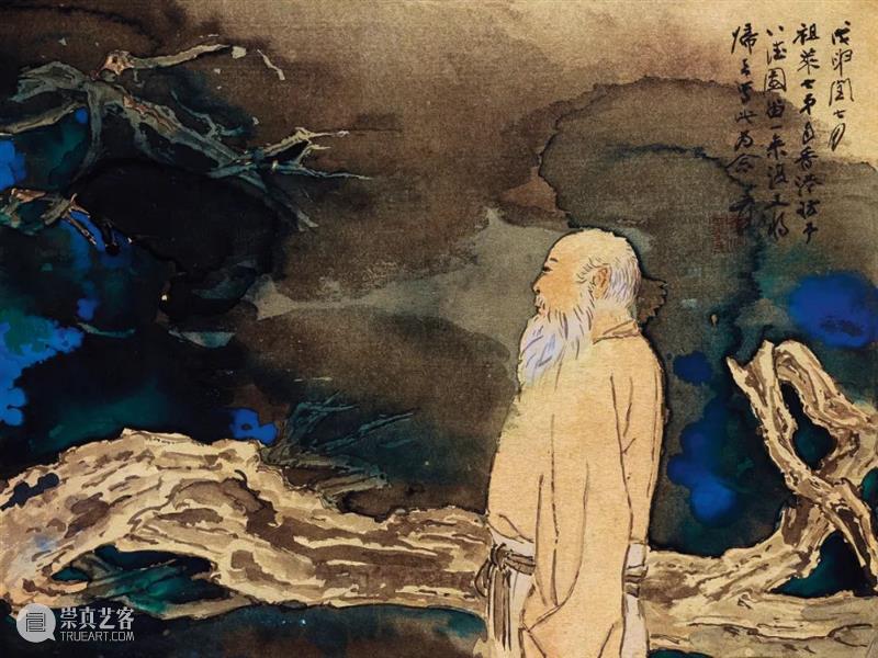 北京保利2021秋拍丨无象之象 纵横古今：张大千《丁未泼彩》领衔呈献 张大千 丁未泼彩 北京保利 无象之 古今 泼彩 山水画 中国 画坛 先生 崇真艺客