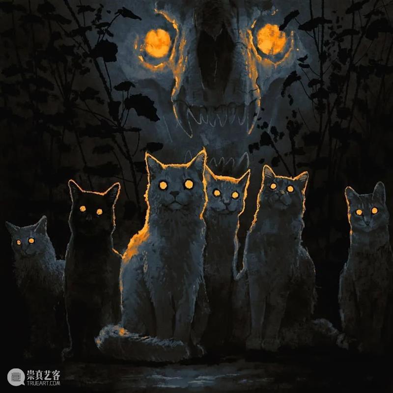 孤独游走的骷髅人 ​ 骷髅人 乌克兰 插画师 Boris 题材 艺术 作品 骷髅 特色 画面 崇真艺客