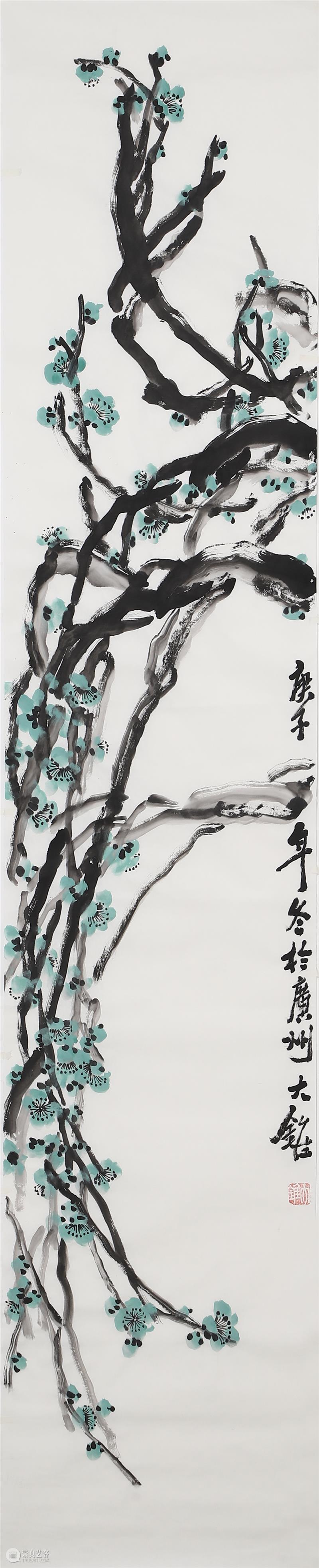 顶天立地——大锥巨写意花鸟作品  手辰 大锥巨写意花鸟 作品 香港 画家 大名 张先慧 赣州 广州 工作室 nbsp 崇真艺客