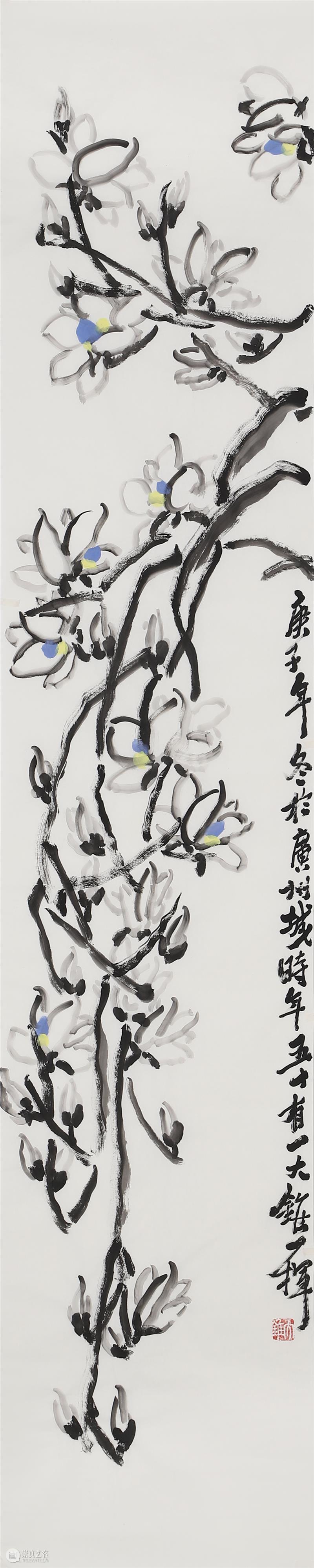 顶天立地——大锥巨写意花鸟作品  手辰 大锥巨写意花鸟 作品 香港 画家 大名 张先慧 赣州 广州 工作室 nbsp 崇真艺客