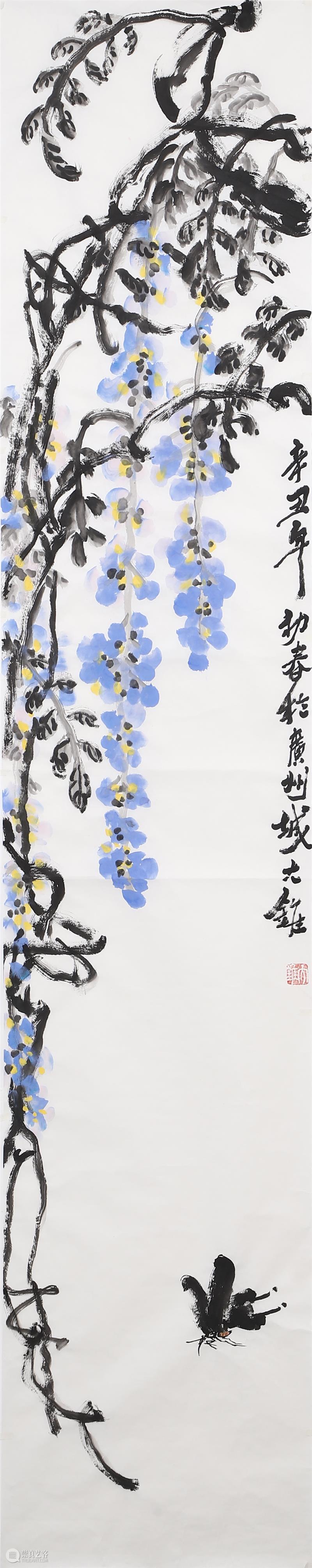 顶天立地——大锥巨写意花鸟作品  手辰 大锥巨写意花鸟 作品 香港 画家 大名 张先慧 赣州 广州 工作室 nbsp 崇真艺客
