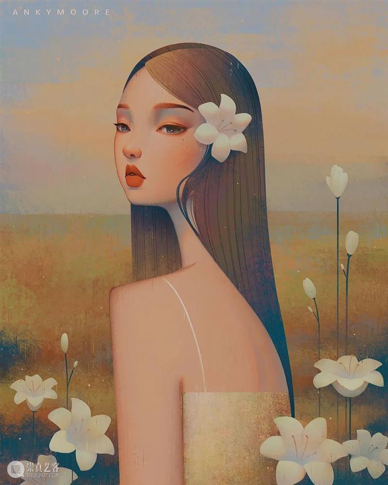 绘画丨她画的女性都好温柔，看上去跟平静的湖水一样 绘画 女性 湖水 上方 中国舞台美术学会 右上 星标 本文 画家 联盟 崇真艺客