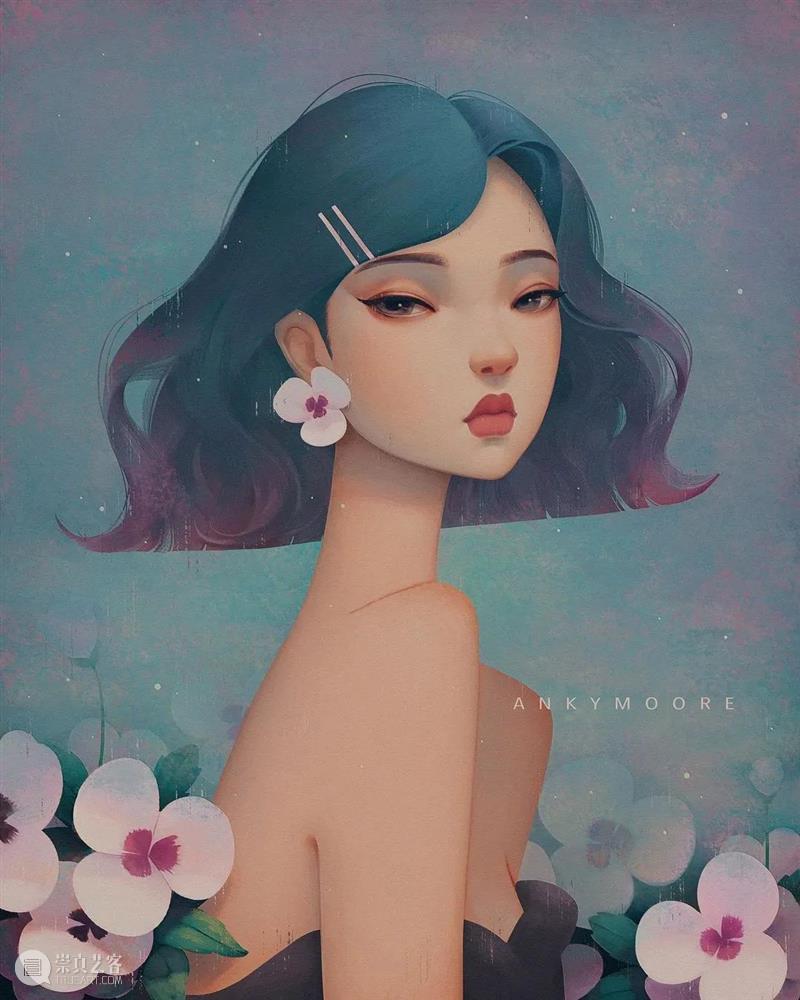 绘画丨她画的女性都好温柔，看上去跟平静的湖水一样 绘画 女性 湖水 上方 中国舞台美术学会 右上 星标 本文 画家 联盟 崇真艺客