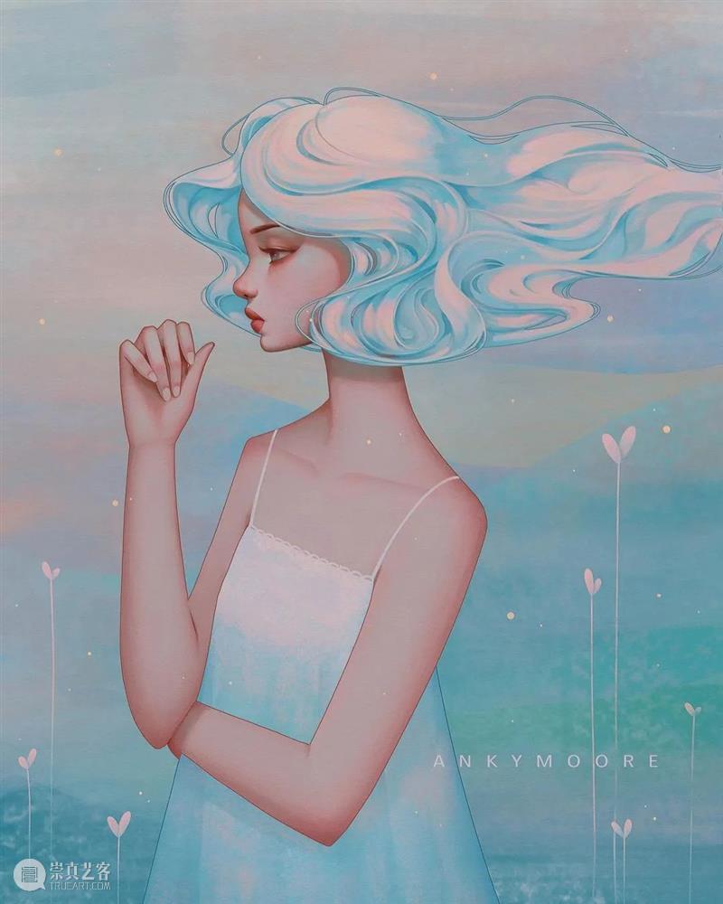 绘画丨她画的女性都好温柔，看上去跟平静的湖水一样 绘画 女性 湖水 上方 中国舞台美术学会 右上 星标 本文 画家 联盟 崇真艺客