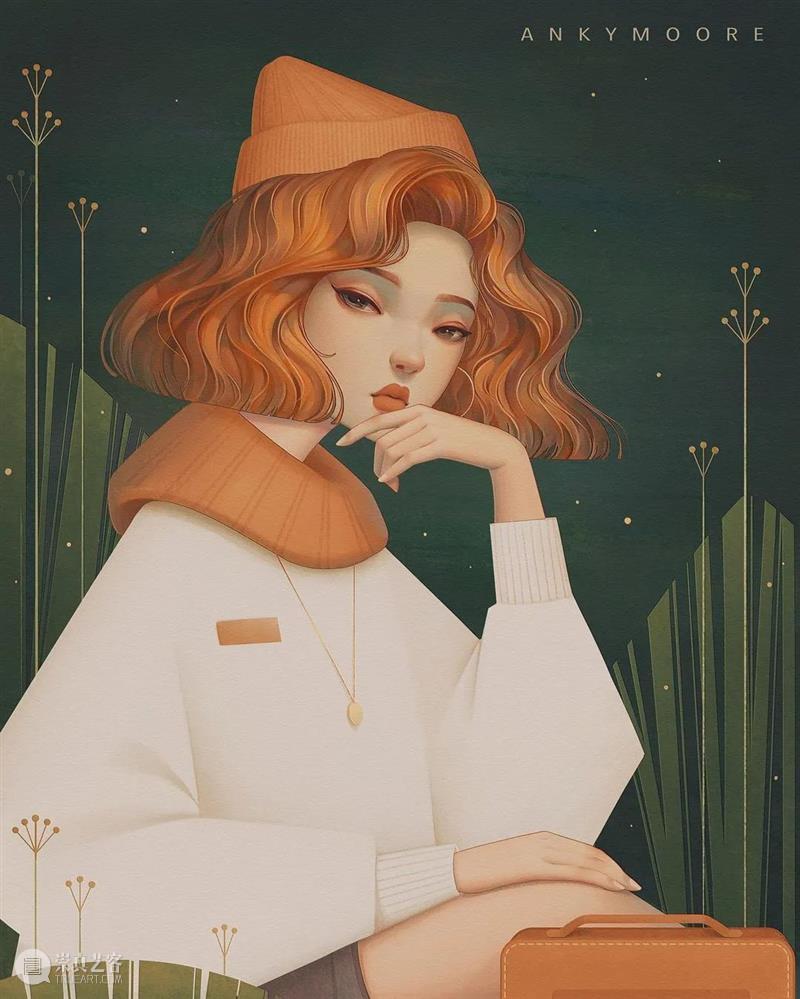 绘画丨她画的女性都好温柔，看上去跟平静的湖水一样 绘画 女性 湖水 上方 中国舞台美术学会 右上 星标 本文 画家 联盟 崇真艺客
