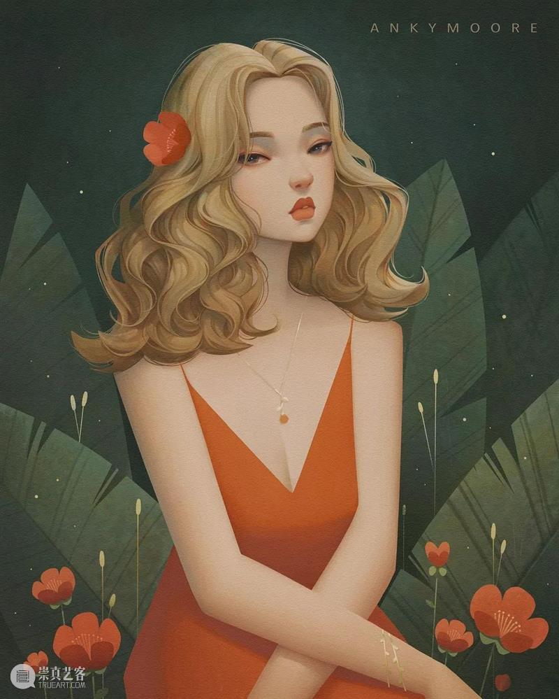 绘画丨她画的女性都好温柔，看上去跟平静的湖水一样 绘画 女性 湖水 上方 中国舞台美术学会 右上 星标 本文 画家 联盟 崇真艺客