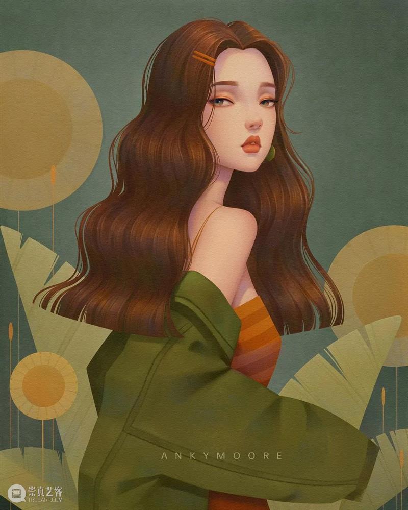 绘画丨她画的女性都好温柔，看上去跟平静的湖水一样 绘画 女性 湖水 上方 中国舞台美术学会 右上 星标 本文 画家 联盟 崇真艺客