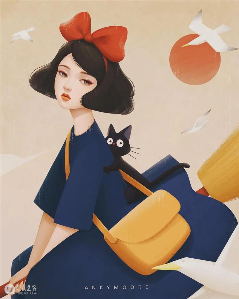 绘画丨她画的女性都好温柔，看上去跟平静的湖水一样 绘画 女性 湖水 上方 中国舞台美术学会 右上 星标 本文 画家 联盟 崇真艺客