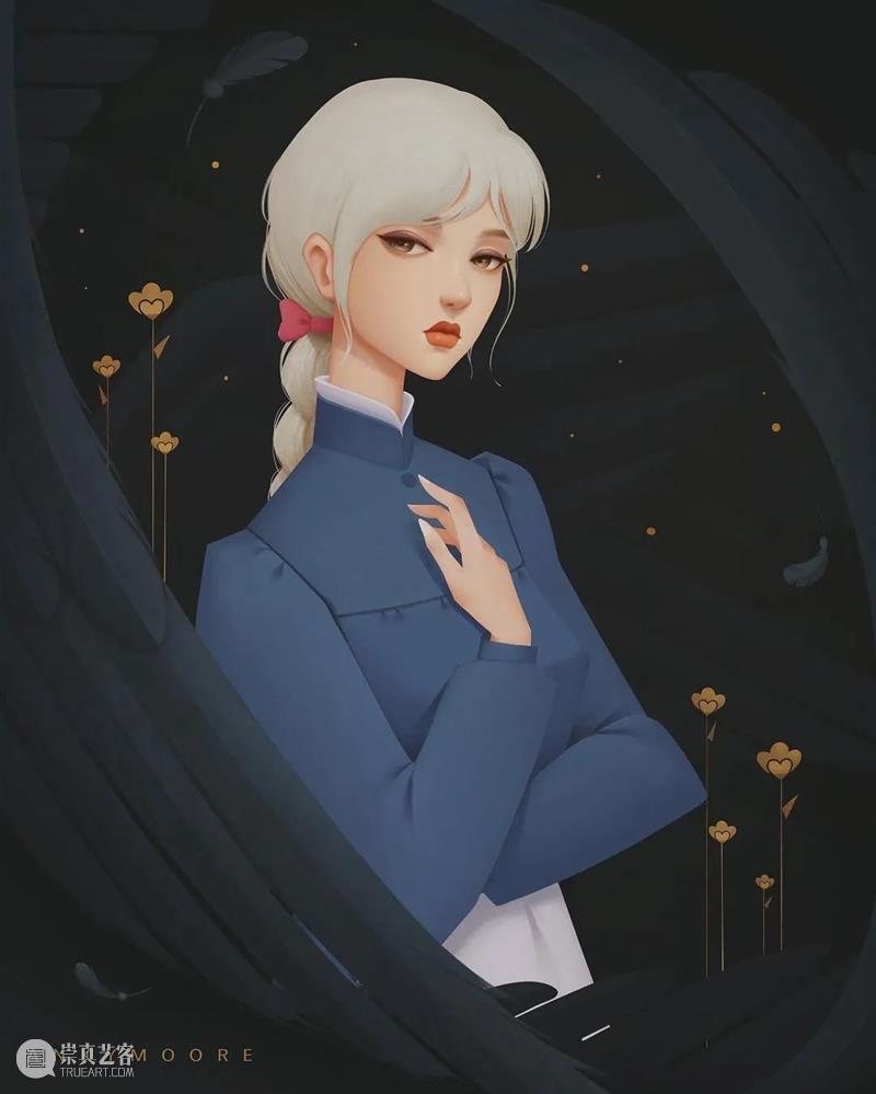 绘画丨她画的女性都好温柔，看上去跟平静的湖水一样 绘画 女性 湖水 上方 中国舞台美术学会 右上 星标 本文 画家 联盟 崇真艺客
