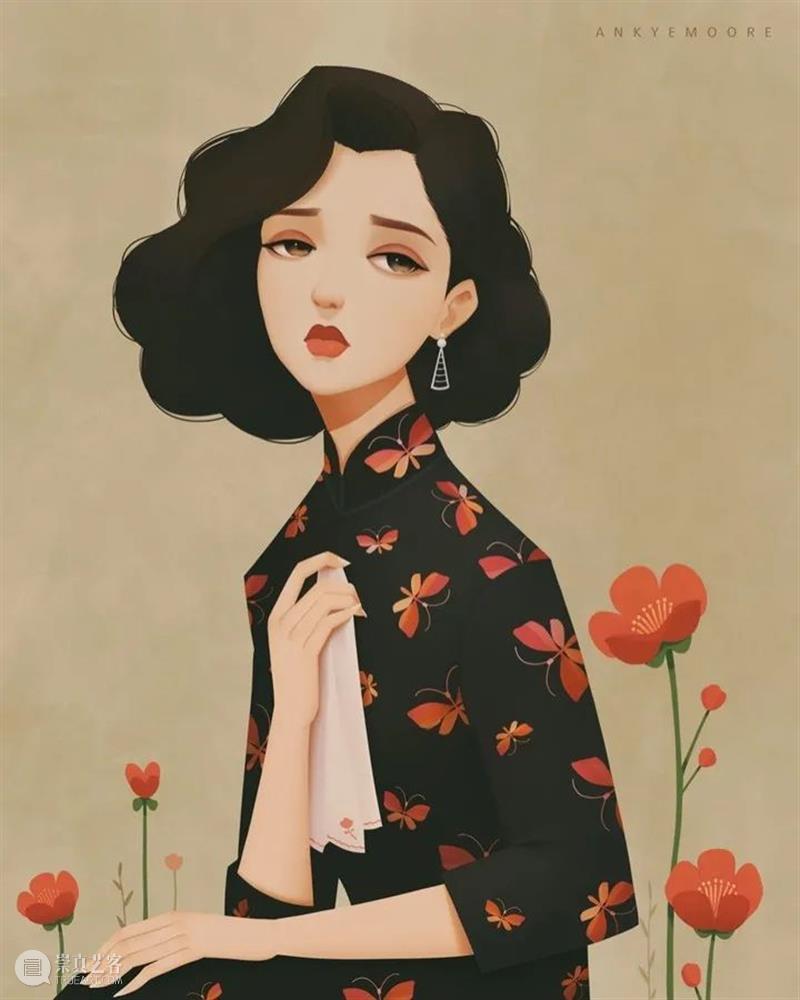 绘画丨她画的女性都好温柔，看上去跟平静的湖水一样 绘画 女性 湖水 上方 中国舞台美术学会 右上 星标 本文 画家 联盟 崇真艺客