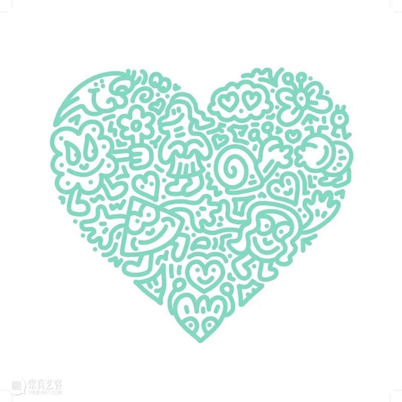 藝術門 Pearl Lam Galleries | Artsy独家发售Mr Doodle《Pop Heart》系列 Artsy Doodle Heart 系列 藝術門 全球 线上 艺术品 平台 藝術門画廊 崇真艺客