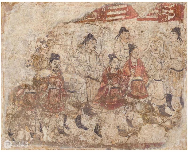 唐墓壁画：中国绘画史上璀璨的明珠 中国 壁画 绘画史 明珠 唐墓 上方 青铜器 账号 人与人 缘份 崇真艺客