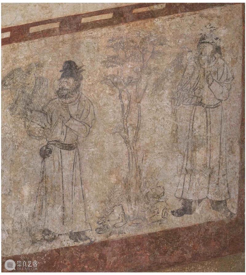 唐墓壁画：中国绘画史上璀璨的明珠 中国 壁画 绘画史 明珠 唐墓 上方 青铜器 账号 人与人 缘份 崇真艺客