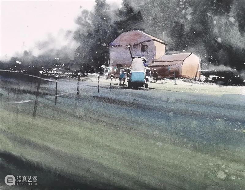 水彩不需要反复的扣细节，仍然可以带给你大气磅礴的视觉享受 ！ 水彩 细节 视觉 END 崇真艺客