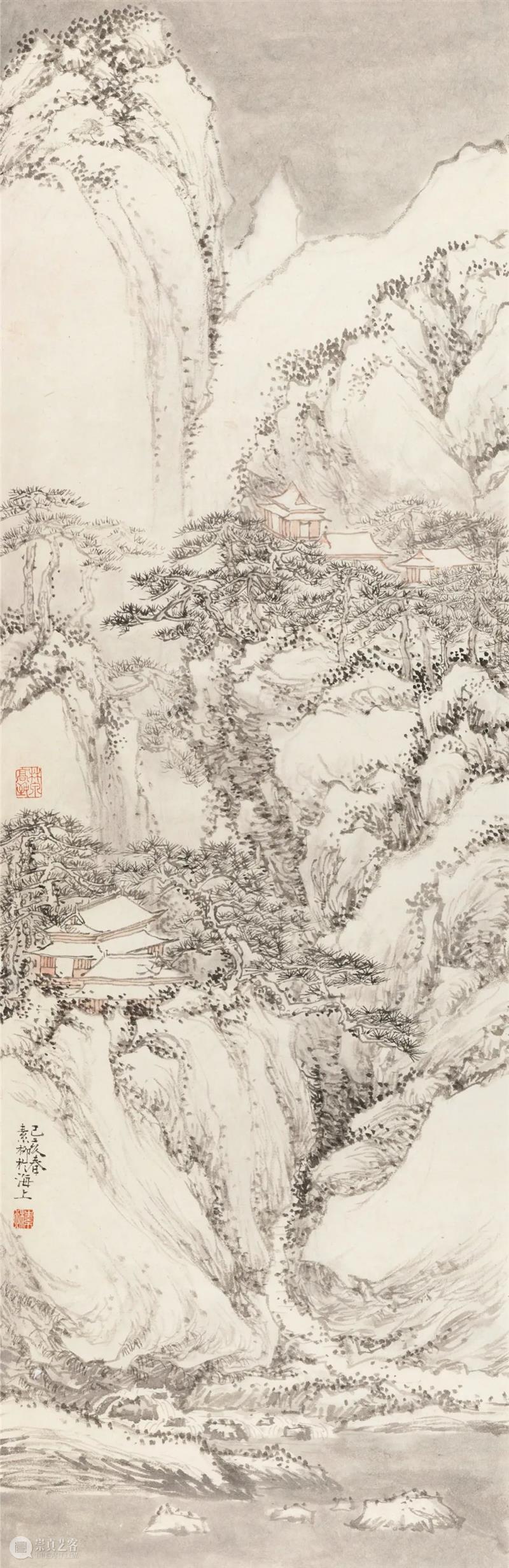 【山中】参展艺术家专栏｜王素柳&朱正 艺术家 专栏 王素柳 朱正 山中 山中何所有 林海钟 学生们 山水 作品 崇真艺客