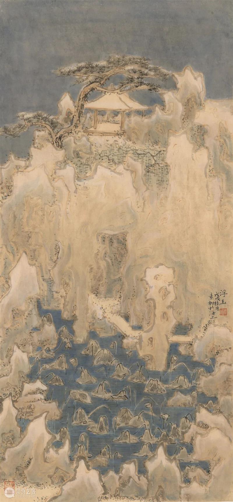 【山中】参展艺术家专栏｜王素柳&朱正 艺术家 专栏 王素柳 朱正 山中 山中何所有 林海钟 学生们 山水 作品 崇真艺客