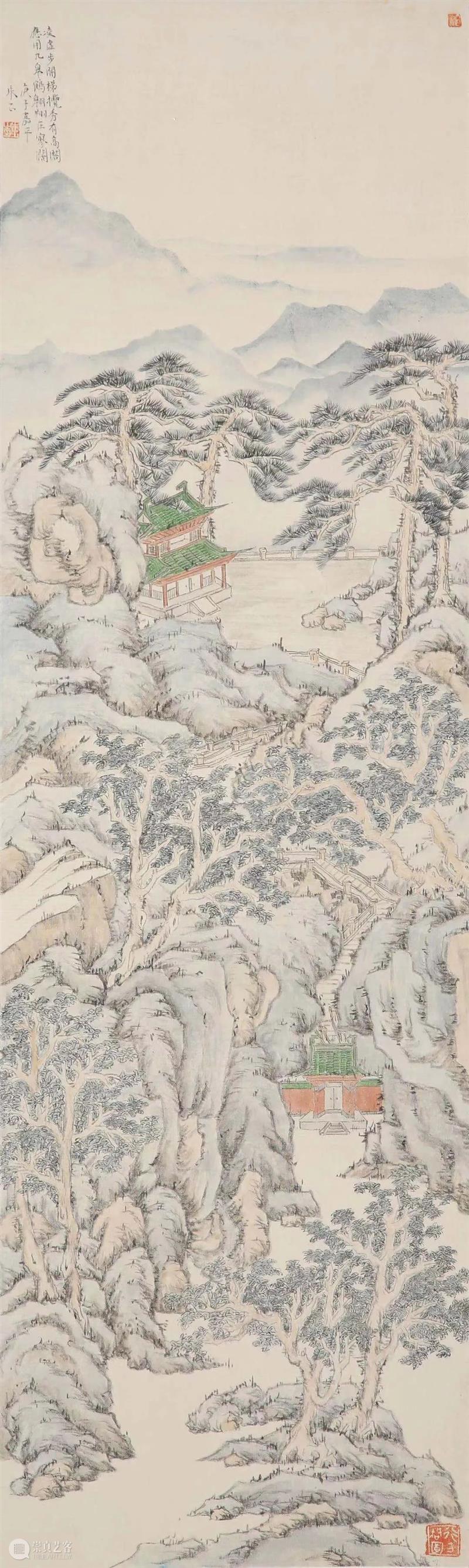 【山中】参展艺术家专栏｜王素柳&朱正 艺术家 专栏 王素柳 朱正 山中 山中何所有 林海钟 学生们 山水 作品 崇真艺客