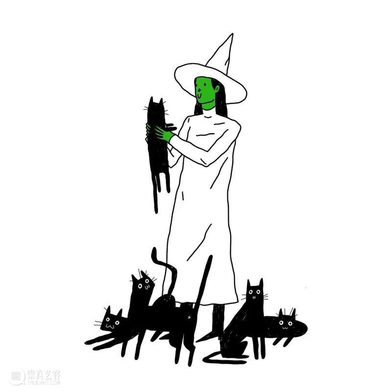 【简笔画】女巫的日常生活，居然有点可爱是怎么回事 女巫 日常生活 回事 END 崇真艺客