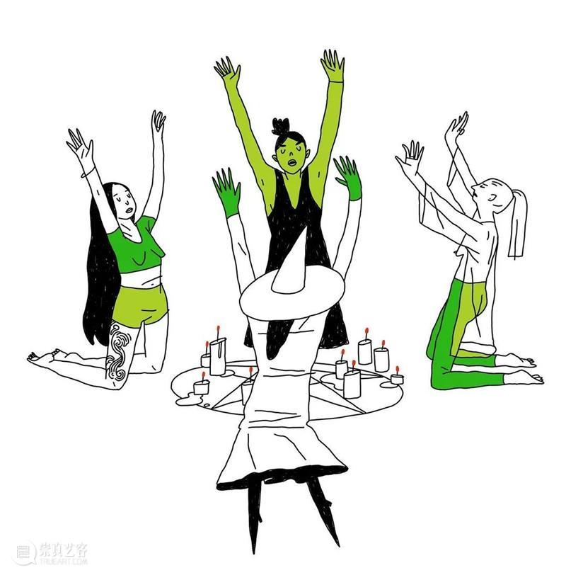 【简笔画】女巫的日常生活，居然有点可爱是怎么回事 女巫 日常生活 回事 END 崇真艺客