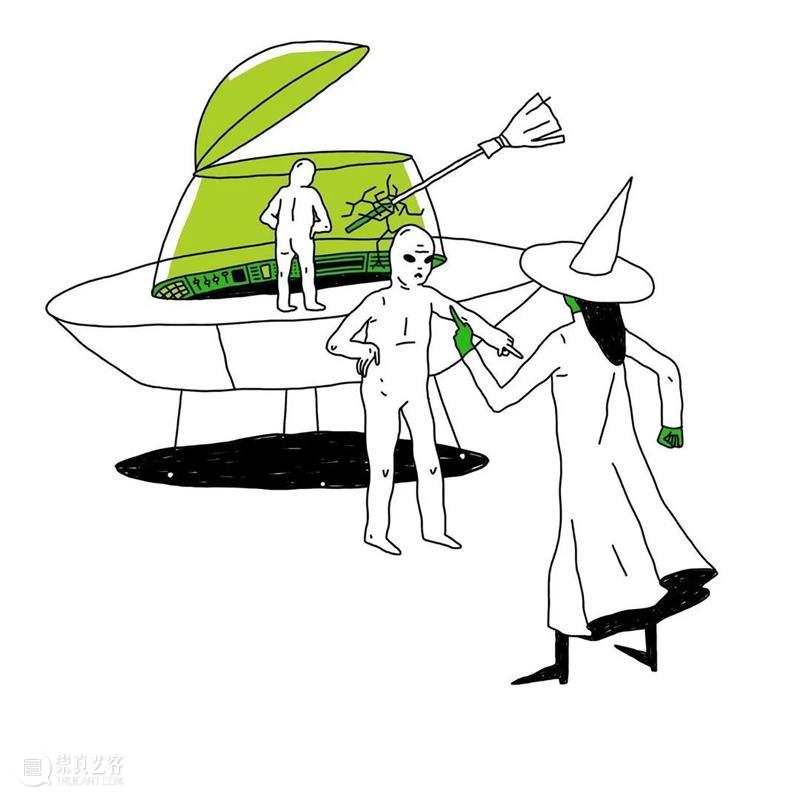 【简笔画】女巫的日常生活，居然有点可爱是怎么回事 女巫 日常生活 回事 END 崇真艺客