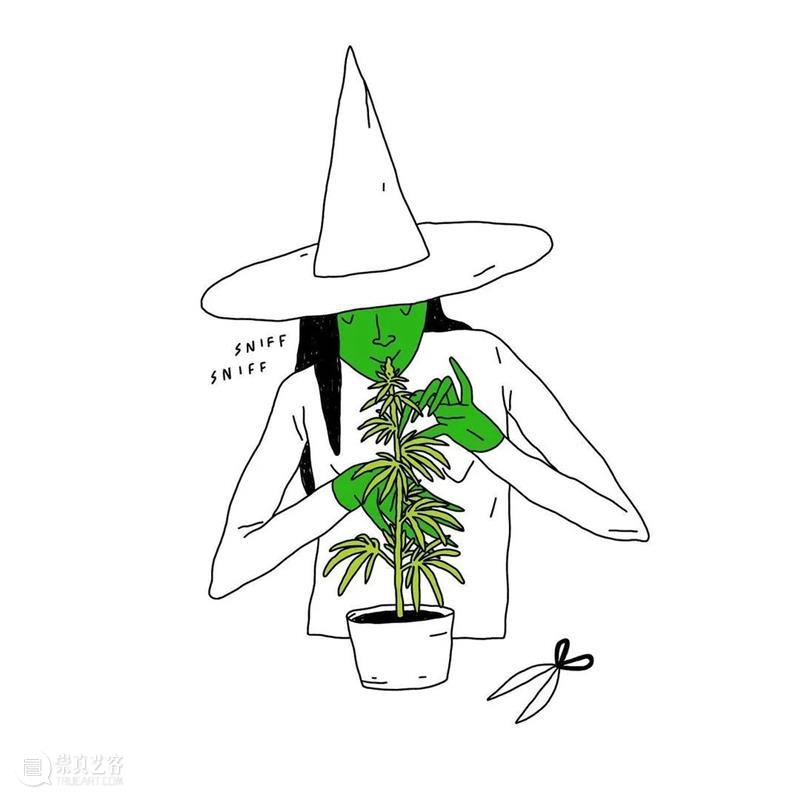 【简笔画】女巫的日常生活，居然有点可爱是怎么回事 女巫 日常生活 回事 END 崇真艺客