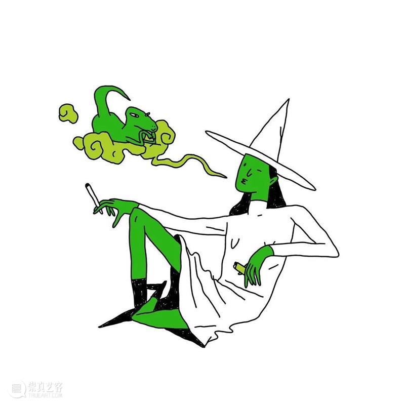 【简笔画】女巫的日常生活，居然有点可爱是怎么回事 女巫 日常生活 回事 END 崇真艺客