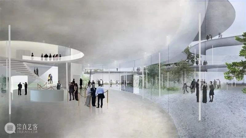 ‘花瓣’梯田，石上纯也‘德岛市文化艺术厅’方案公布 石上纯也 德岛市 文化 艺术 方案 花瓣 梯田 建筑 事务所 日本 崇真艺客