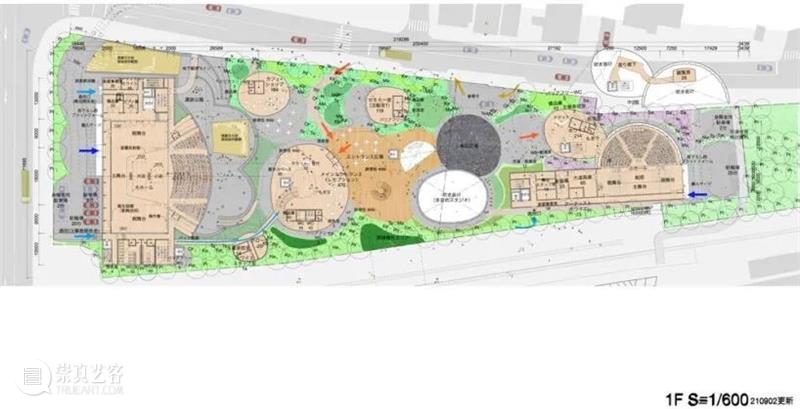 ‘花瓣’梯田，石上纯也‘德岛市文化艺术厅’方案公布 石上纯也 德岛市 文化 艺术 方案 花瓣 梯田 建筑 事务所 日本 崇真艺客