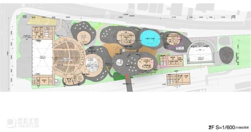 ‘花瓣’梯田，石上纯也‘德岛市文化艺术厅’方案公布 石上纯也 德岛市 文化 艺术 方案 花瓣 梯田 建筑 事务所 日本 崇真艺客