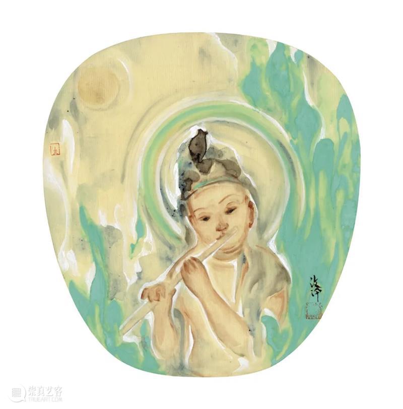 山中何所有 · 造像 | 潘汶汛 潘汶汛 山中何所有 月光下 绢本 团扇 阴澍雨 图式 来源 时间 距离 崇真艺客