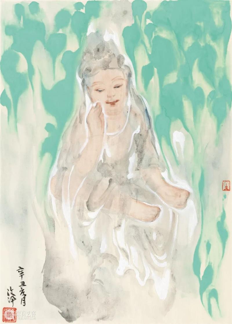 山中何所有 · 造像 | 潘汶汛 潘汶汛 山中何所有 月光下 绢本 团扇 阴澍雨 图式 来源 时间 距离 崇真艺客