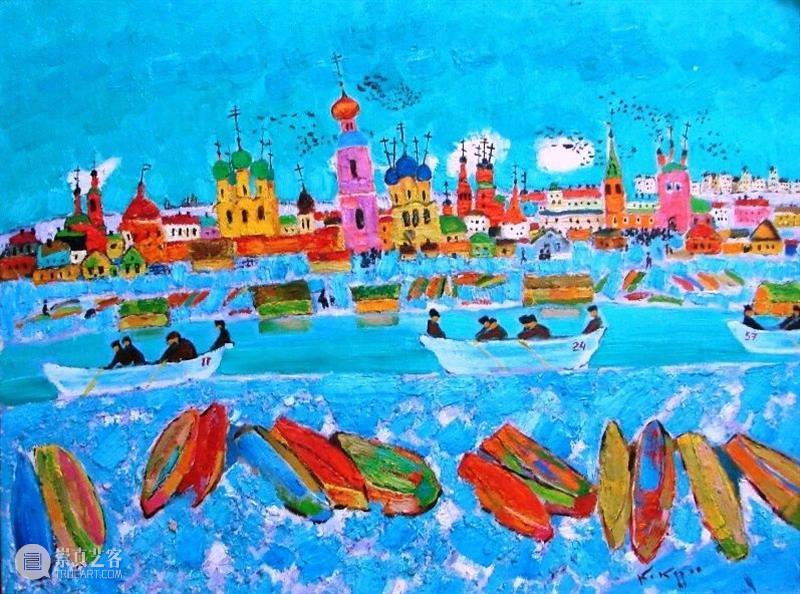 绘画︱色块分明、色彩丰富大胆的俄罗斯风景油画 油画 俄罗斯 绘画 色块 色彩 风景 上方 中国舞台美术学会 右上 星标 崇真艺客