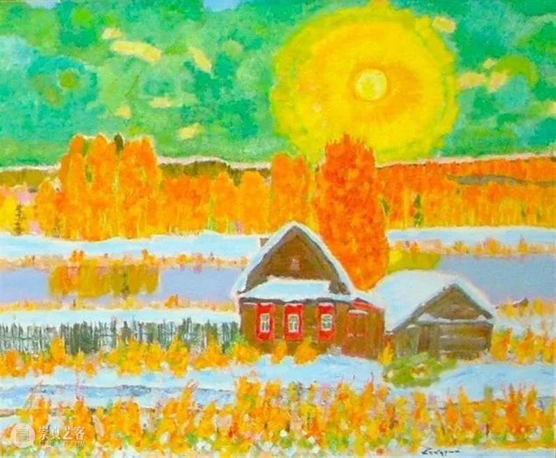 绘画︱色块分明、色彩丰富大胆的俄罗斯风景油画 油画 俄罗斯 绘画 色块 色彩 风景 上方 中国舞台美术学会 右上 星标 崇真艺客