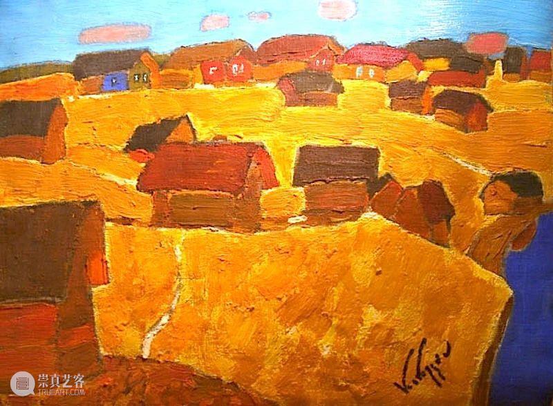 绘画︱色块分明、色彩丰富大胆的俄罗斯风景油画 油画 俄罗斯 绘画 色块 色彩 风景 上方 中国舞台美术学会 右上 星标 崇真艺客