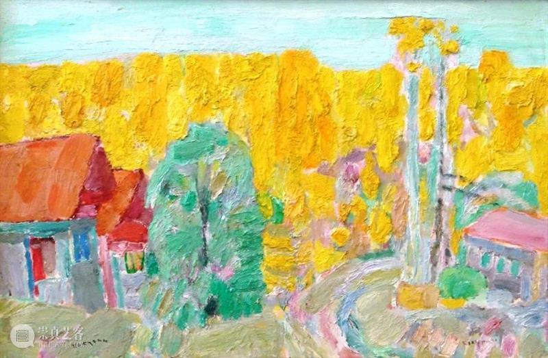绘画︱色块分明、色彩丰富大胆的俄罗斯风景油画 油画 俄罗斯 绘画 色块 色彩 风景 上方 中国舞台美术学会 右上 星标 崇真艺客