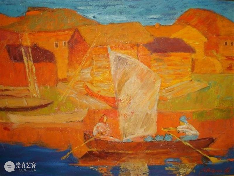 绘画︱色块分明、色彩丰富大胆的俄罗斯风景油画 油画 俄罗斯 绘画 色块 色彩 风景 上方 中国舞台美术学会 右上 星标 崇真艺客